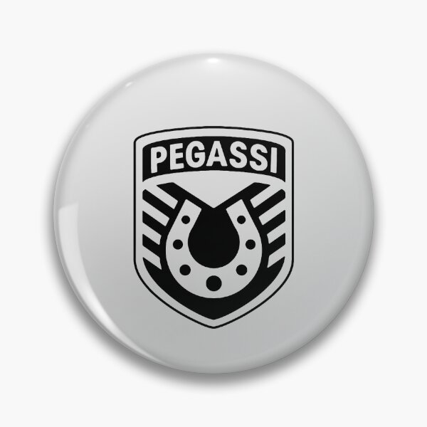 Artikelvorschau, Pegassi Auto Vehicle Brand Logo Schwarz aus Los Santos, San Andreas entworfen und verkauft von Mercy Apparel.