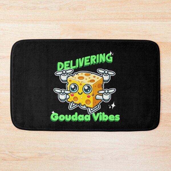 Item preview, Delivering gouda vibes cheese drone designed and sold by Visual-digital.