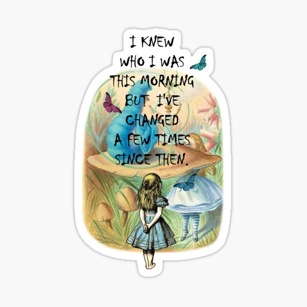 Item preview, Alice In Wonderland Quote designed and sold by maryedenoa.