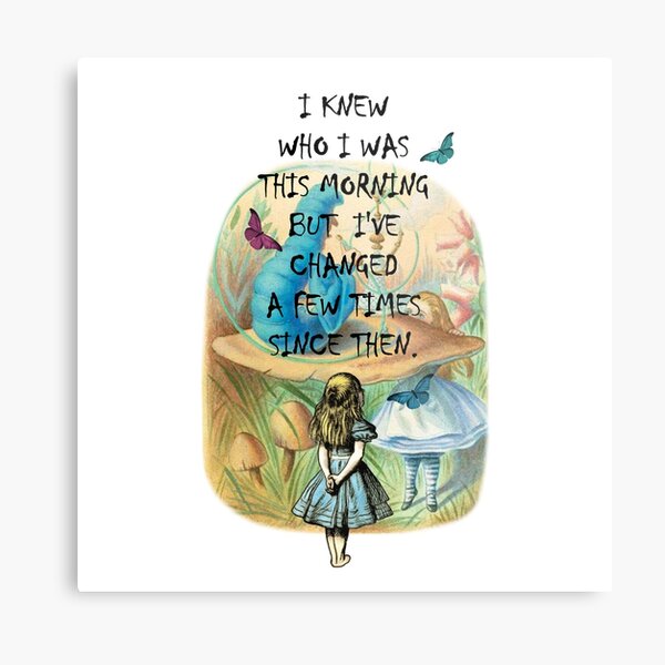 Magical Wonderland - How Do You Know I'm Mad Quote Metal Print