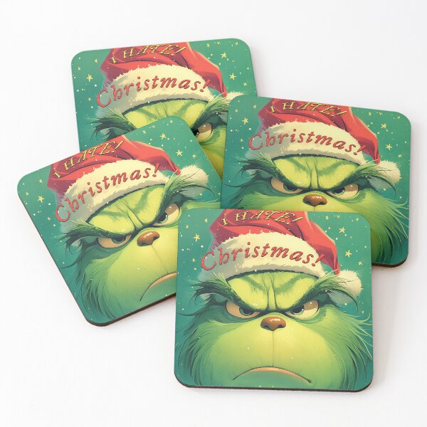 Item preview, "Grinch's Hatred of Christmas Illustrated" designed and sold by Kunst-Shirt.