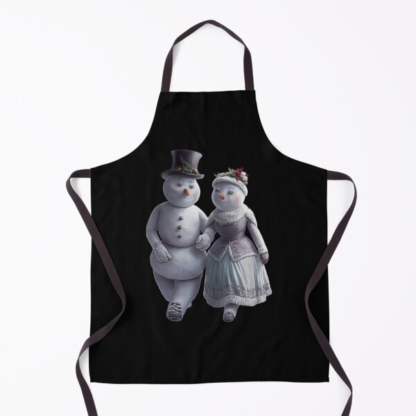 Item preview, Elegant Snowman Couple with Winter Attire designed and sold by love3617.