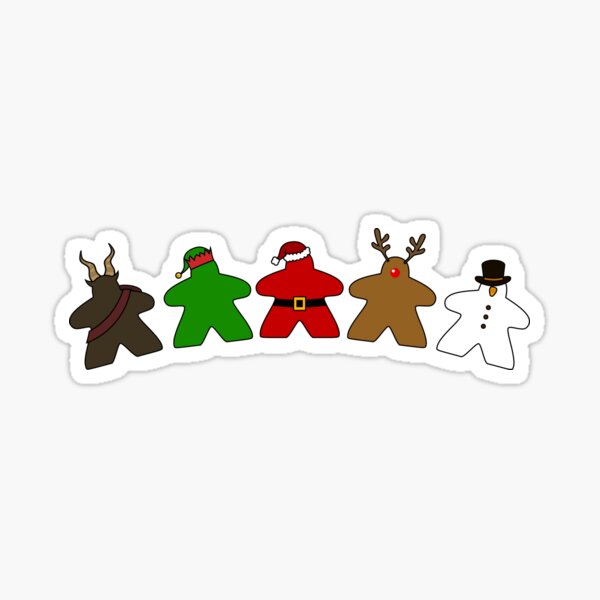 Item preview, Christmas Meeple designed and sold by JollyDave.