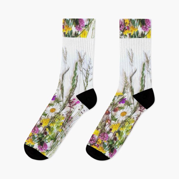 Item preview, flower meadow, alpine flowers designed and sold by Sandra Lack.