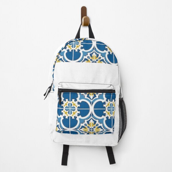 Item preview, Blue and Yellow Mediterranean tile pattern designed and sold by Tirsot.