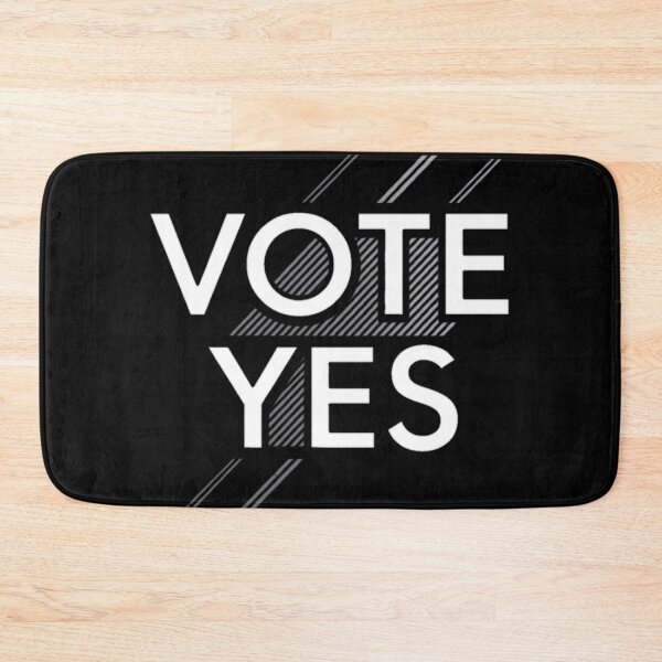 Item preview, Vote Yes Bold Typography Design designed and sold by ZetaDream.