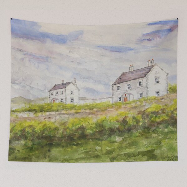 Item preview, Houses at Penmon Point on Anglese designed and sold by MickArt1.