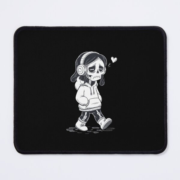 Item preview, Sad skeleton girl designed and sold by Mateusz Majcherek.