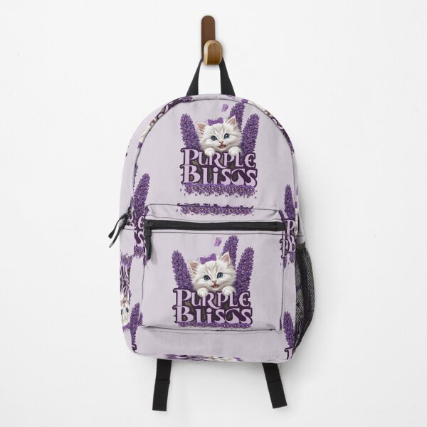 Item preview, Purple Bliss" T-Shirt blends serenity and charm/ LavenderLounge, RelaxInStyle, CalmingCats, PeacefulPurrs, LavenderInspired, TranquilDesigns, ZenCatVibes, CozyAndCalm, designed and sold by NinaCreator.