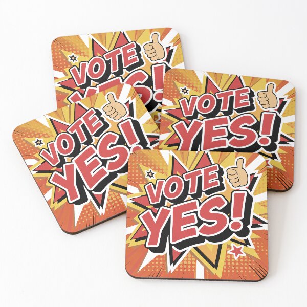 Item preview, Vote Yes Pop Art Comic Style Design designed and sold by ZetaDream.