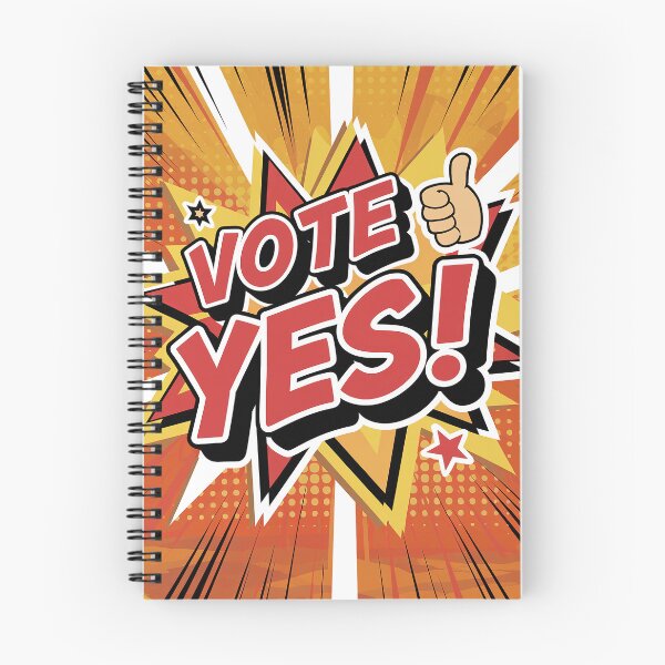 Item preview, Vote Yes Pop Art Comic Style Design designed and sold by ZetaDream.
