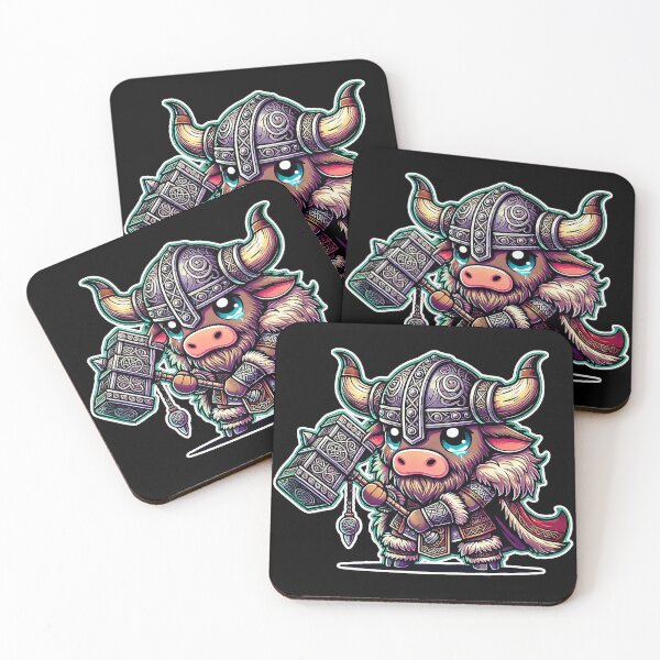 Item preview, Fun and Imposing Kawaii Viking Bull designed and sold by lAnJefurtifeu.