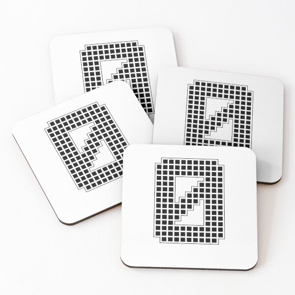 Item preview, Number 0 - Black Pixel Block Character designed and sold by PixelGlyphs.