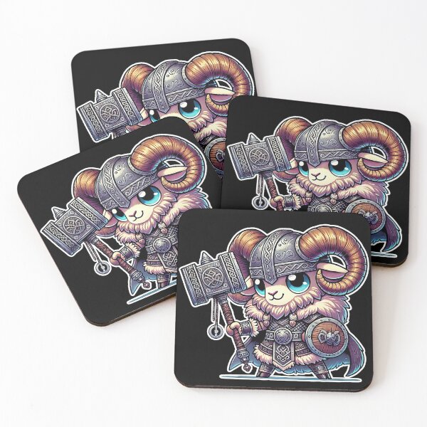 Item preview, Fun and Imposing Kawaii Viking Ram designed and sold by lAnJefurtifeu.
