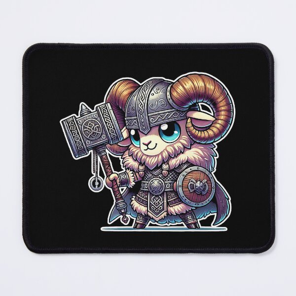 Item preview, Fun and Imposing Kawaii Viking Ram designed and sold by lAnJefurtifeu.