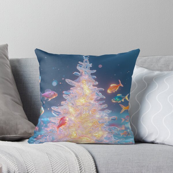 Aperçu de l'œuvre Crystal Tide : l'arbre de Noël sous-marin créée et vendue par davidonstudio.