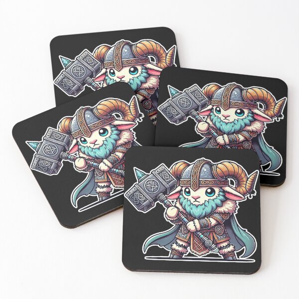 Item preview, Fun and Imposing Kawaii Viking Ram designed and sold by lAnJefurtifeu.