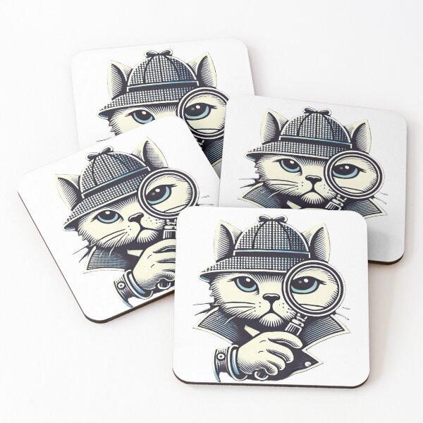 Item preview, Cat Detective designed and sold by MindsAtelier.