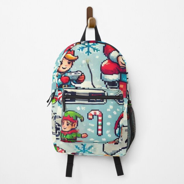 Item preview, Santa’s Pixelated Gaming Hideout – Perfect Gift for Holidays designed and sold by Imaginarium of Chaos falcon88 .