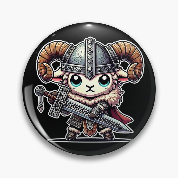 Item preview, Fun and Imposing Kawaii Viking Ram designed and sold by lAnJefurtifeu.