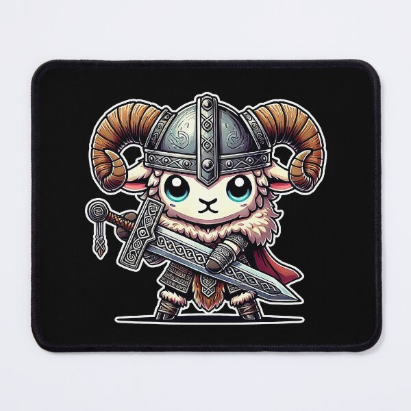 Item preview, Fun and Imposing Kawaii Viking Ram designed and sold by lAnJefurtifeu.