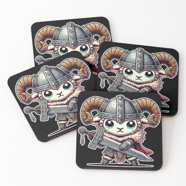Item preview, Fun and Imposing Kawaii Viking Ram designed and sold by lAnJefurtifeu.