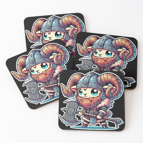 Item preview, Fun and Imposing Kawaii Viking Ram designed and sold by lAnJefurtifeu.