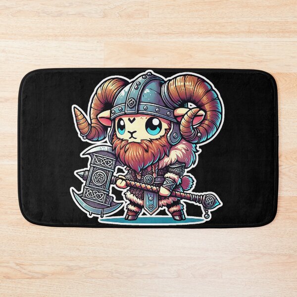 Item preview, Fun and Imposing Kawaii Viking Ram designed and sold by lAnJefurtifeu.