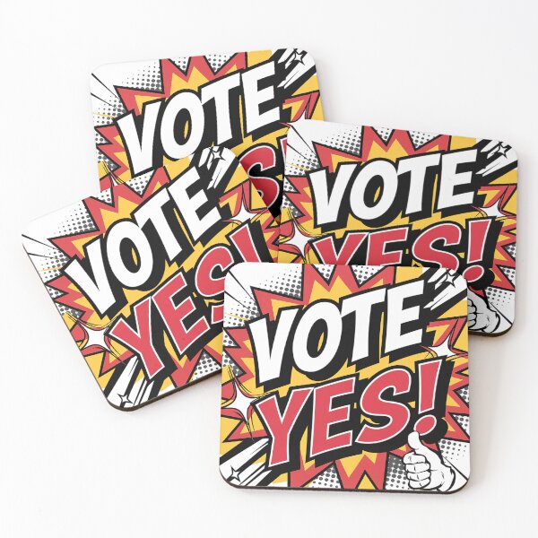 Item preview, Vote Yes Retro Comic Pop Art Design designed and sold by ZetaDream.