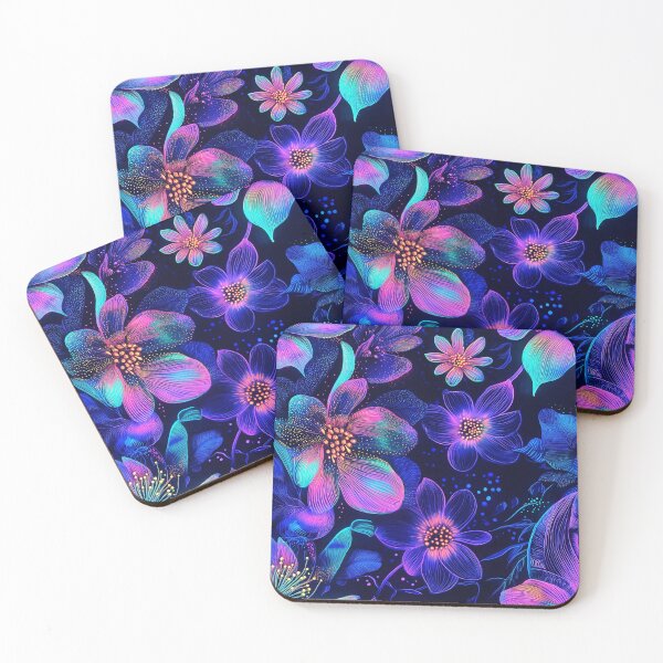 Item preview, Neon flowers designed and sold by pecauli.