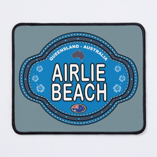 Item preview, Airlie Beach Australia stitching effect emblem designed and sold by studioss76.
