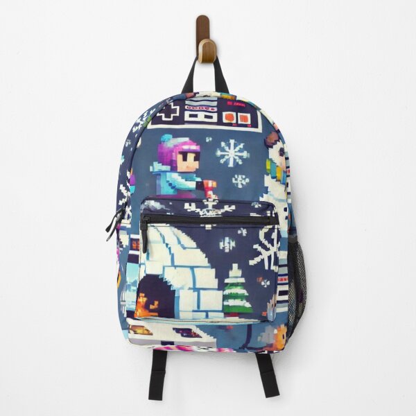 Item preview, Pixelated Winter Arcade – Perfect Gift for Holidays designed and sold by Imaginarium of Chaos falcon88 .