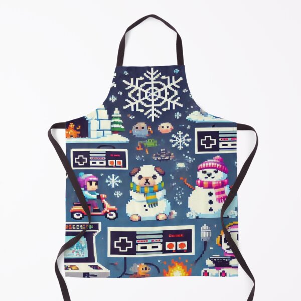 Item preview, Pixelated Winter Arcade – Perfect Gift for Holidays designed and sold by Imaginarium of Chaos falcon88 .