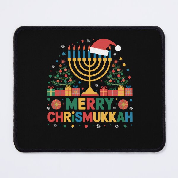 Item preview, Merry Chrismukkah 2024 Happy Hanukkah Christmas Santa Hat designed and sold by PosiMCreations.