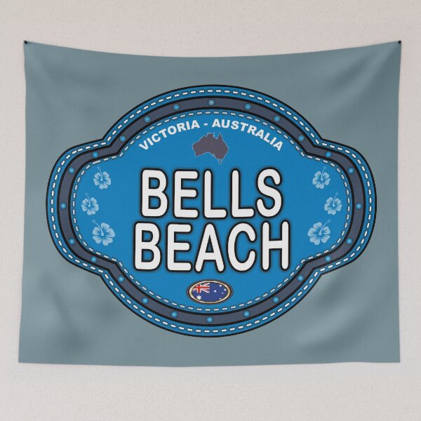 Item preview, Bells Beach Australia stitching effect emblem designed and sold by studioss76.