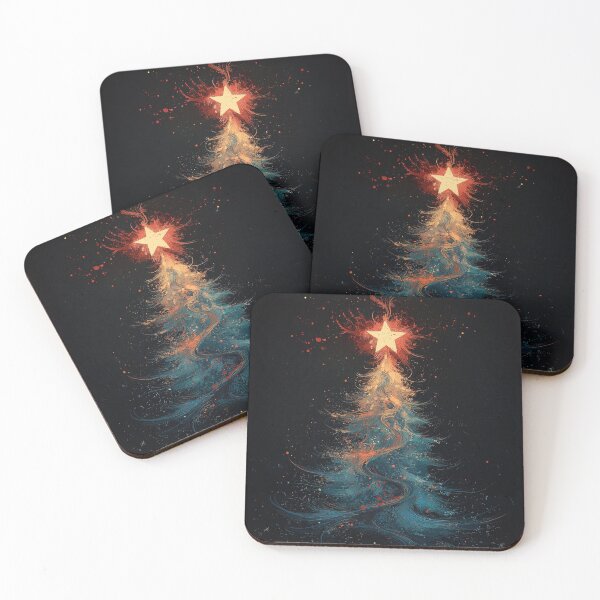 Item preview, Celestial Christmas: The Painted Tree of Stars designed and sold by davidonstudio.