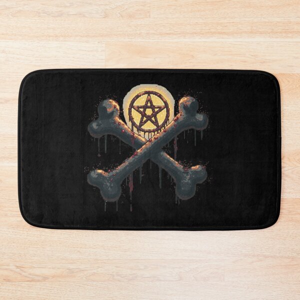 Item preview, Crossed bones with a Pentagram designed and sold by SignumShop.
