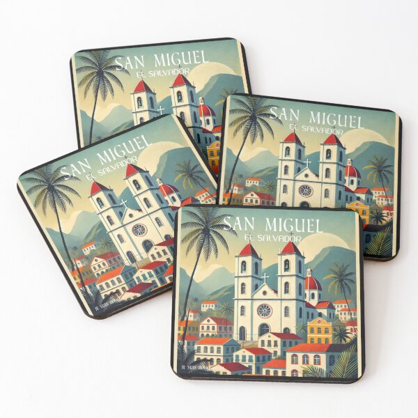 Item preview, Travel Vintage Wall Art El Salvador | San Miguel  designed and sold by kestrada2906.