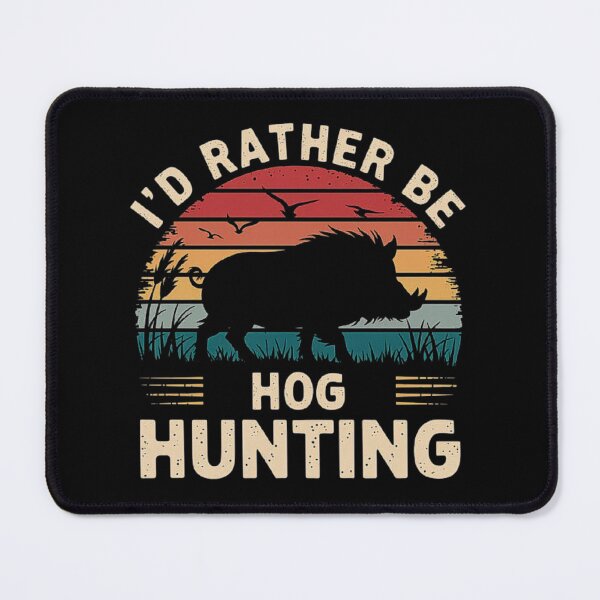 Item preview, Retro Wild Hog Hunting Design - Vintage Boar Silhouette Art designed and sold by love3617.
