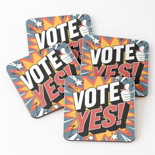 Item preview, Vote Yes Vintage Comic Pop Art Design designed and sold by ZetaDream.