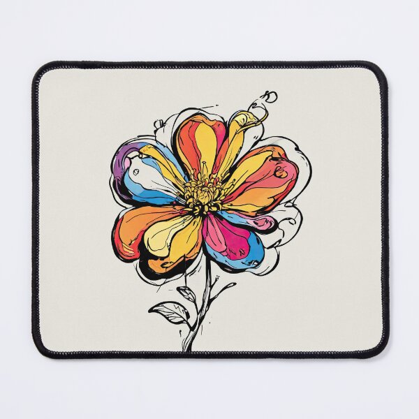 Item preview, colored flower designed and sold by Javier Narváez Solarte.