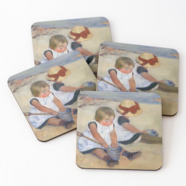 Item preview, Children Playing on the Beach designed and sold by Craphe.