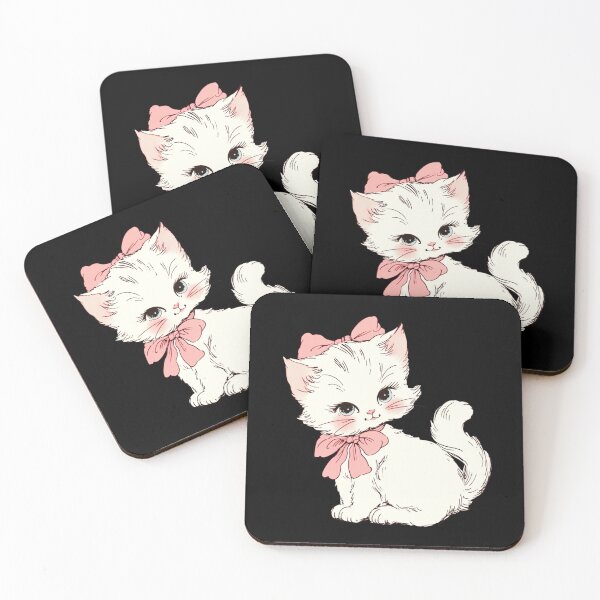Item preview, Cute Little White Kitten Cat designed and sold by trajeado14.