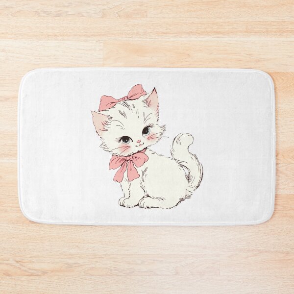 Item preview, Cute Little White Kitten Cat designed and sold by trajeado14.