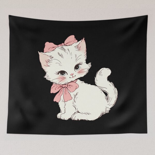 Item preview, Cute Little White Kitten Cat designed and sold by trajeado14.