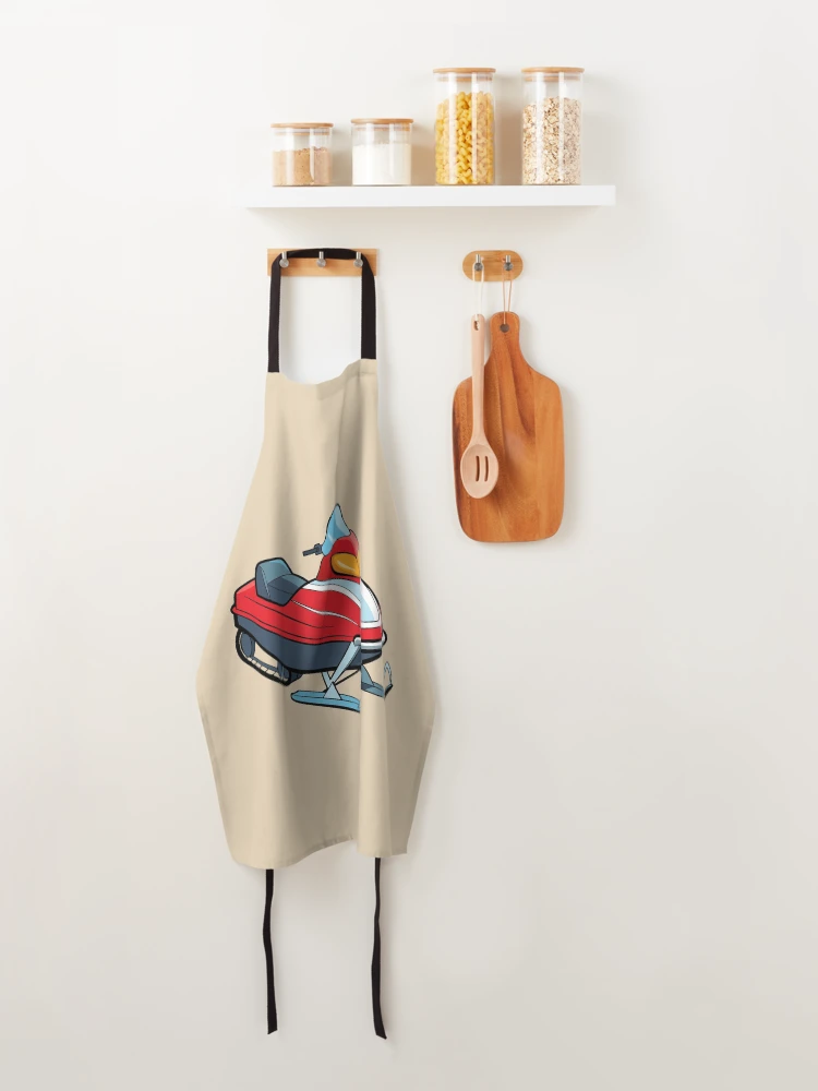 Thumbnail 4 of 6, Apron, Snowmobile designed and sold by GraphicsClub.