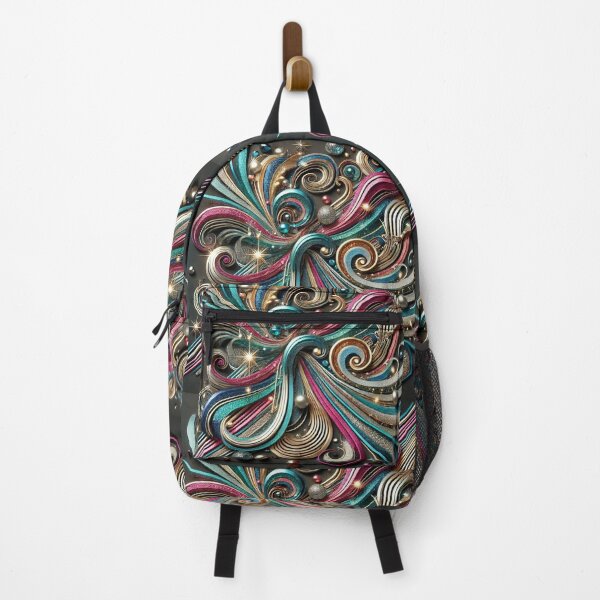 Item preview, Abstract Glitter Flow – Dynamic Sparkling Lines and Shapes designed and sold by StarLeopard.