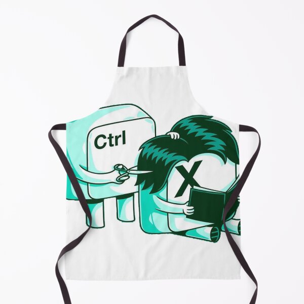 Item preview, Ctrl + X Funny Minimalist Design Sticker, Poster, and Apparel designed and sold by HarbeShop.