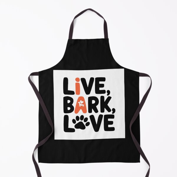 Item preview, A cute T-shirt design on the phrase "Live, bark, love" in playful fonts. designed and sold by Peters50.