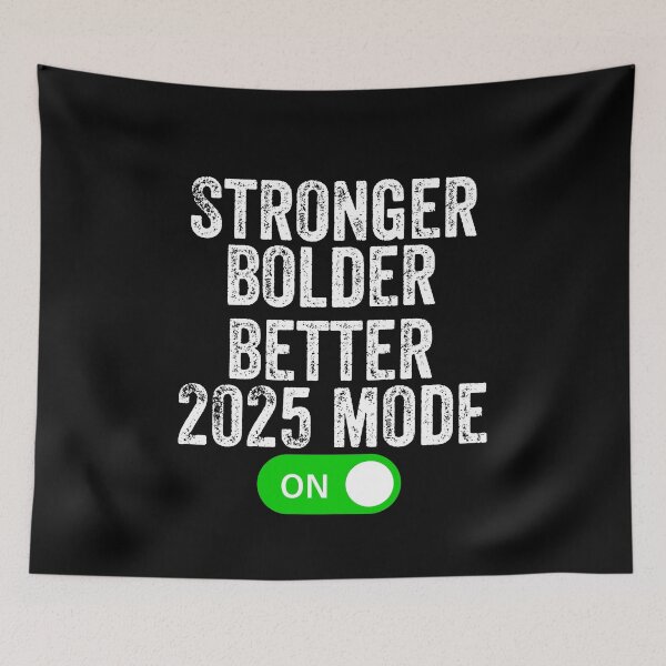 Item preview, Stronger, Bolder, Better – 2025 Mode On! T-Shirt designed and sold by JCRockDesign.